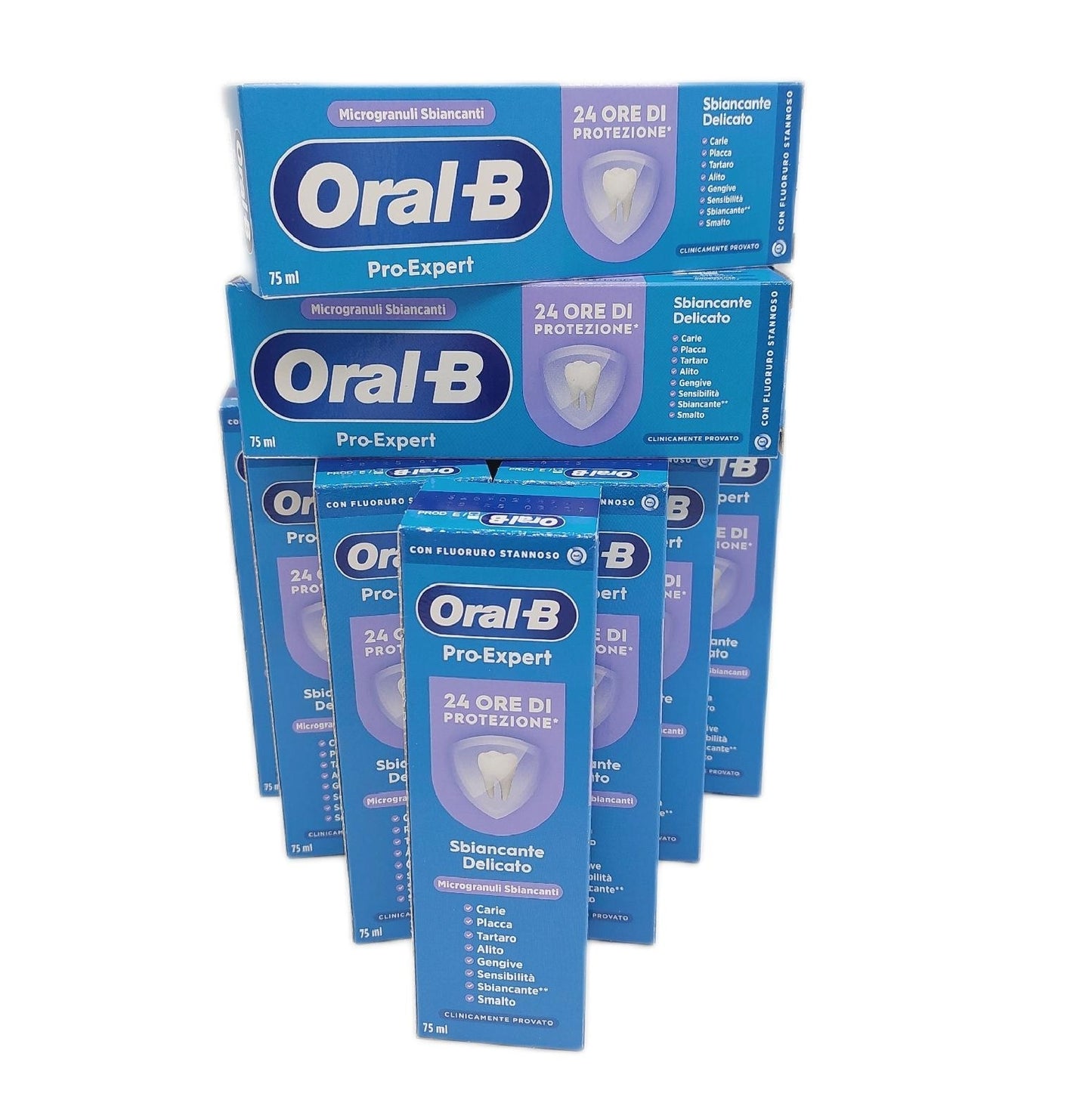 Oral-B Zahnpasta Pro-Expert Sanftes Bleaching 12x75ml Vorteilspackung