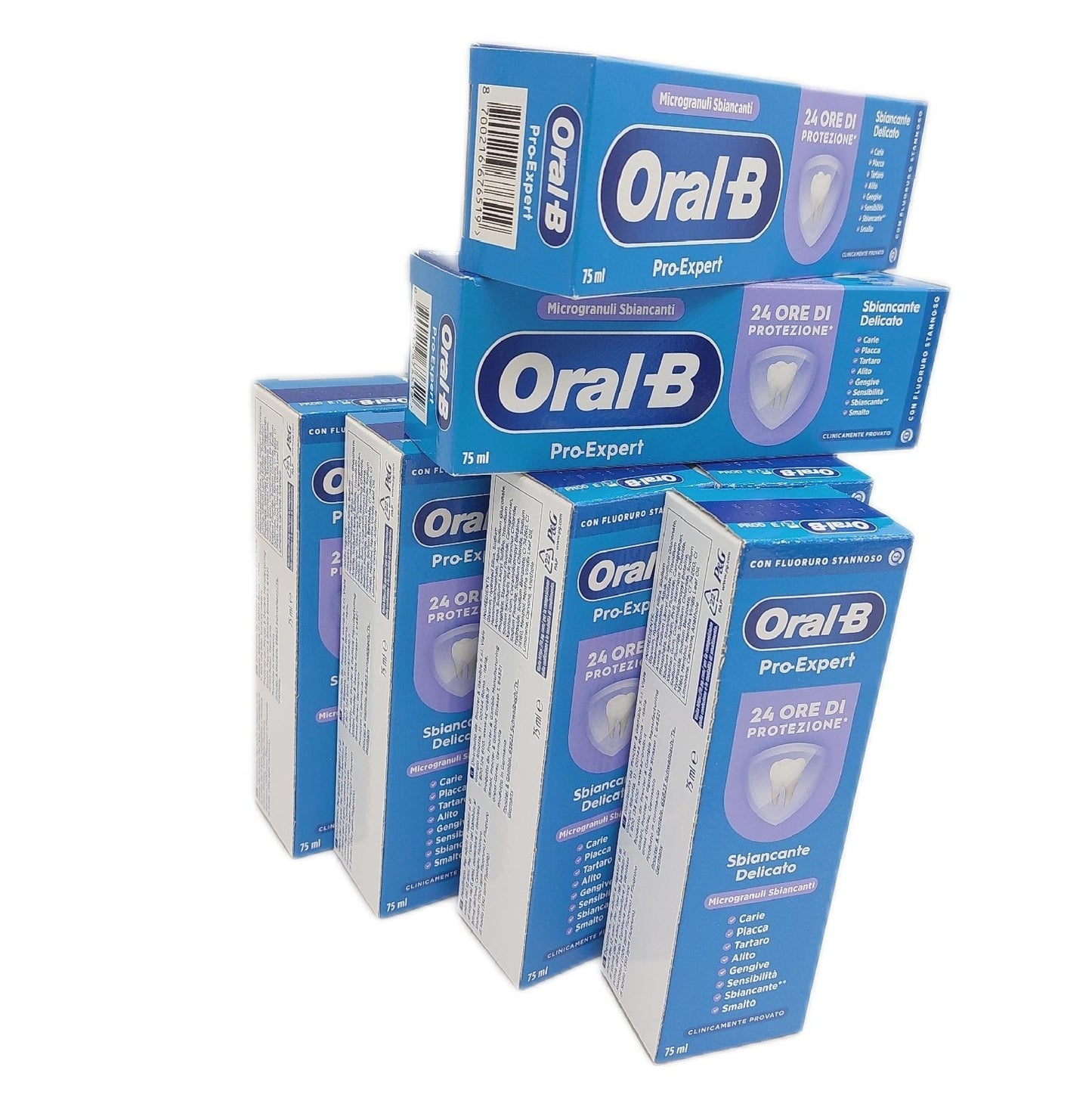 Oral-B Zahnpasta Pro-Expert Sanftes Bleaching 12x75ml Vorteilspackung