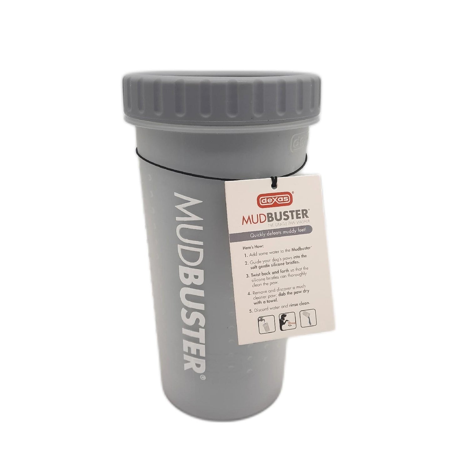 Dexas Hundepfotenreiniger Pflegezubehoer MudBuster Large Tragbar Hell