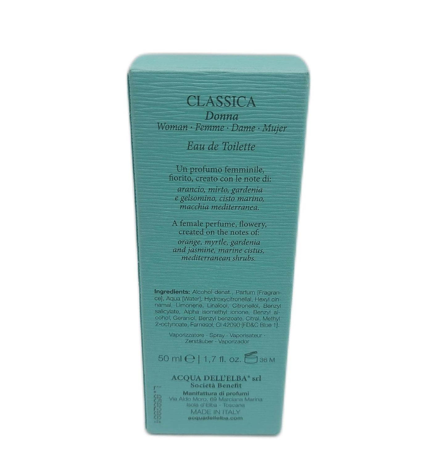 Acqua Dell Elba Eau de Toilette Damenduft Classica 50 ml Frische Elegant