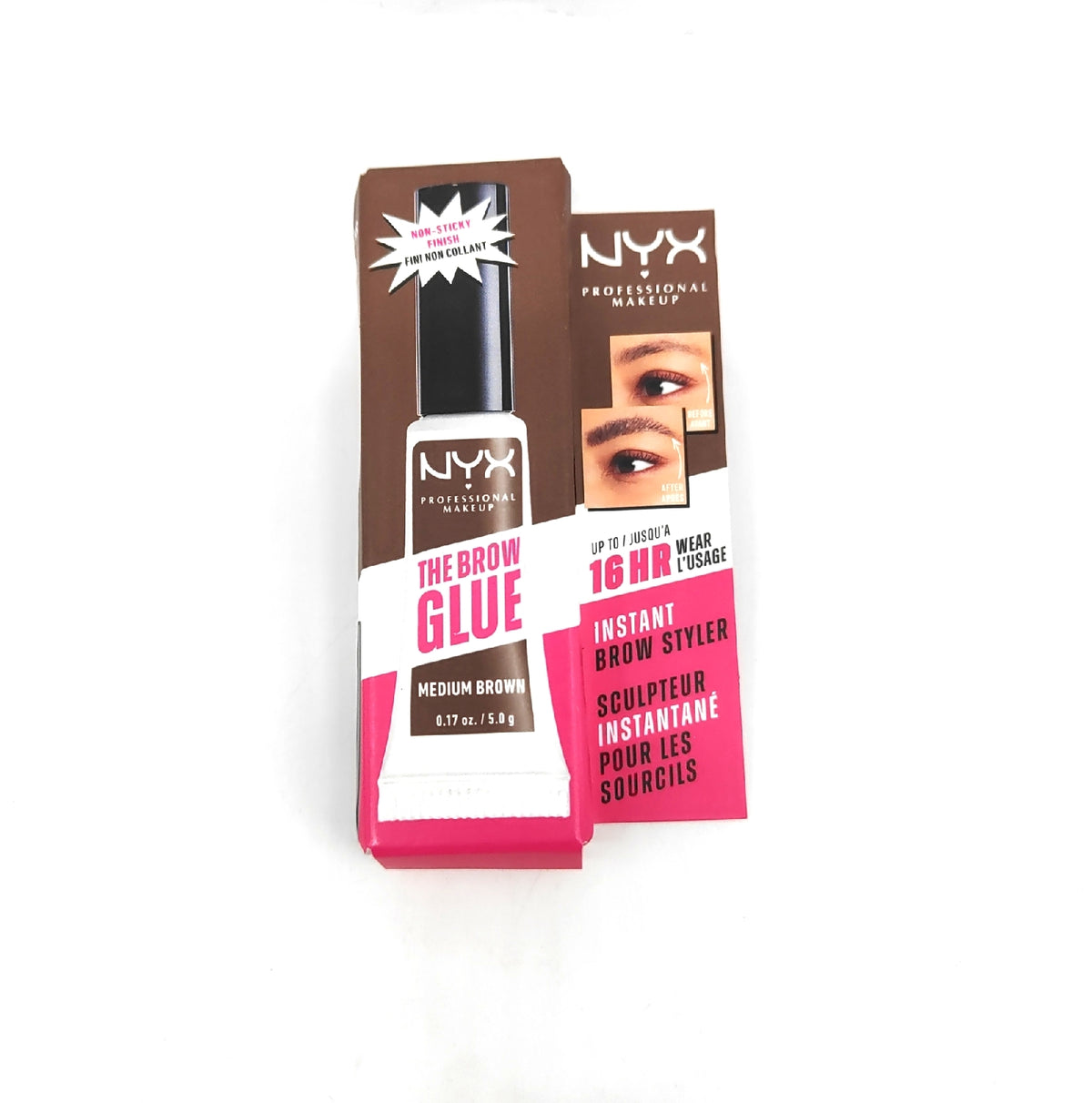 NYX Professional Makeup Brow Glue Augenbrauengel Medium Brown
