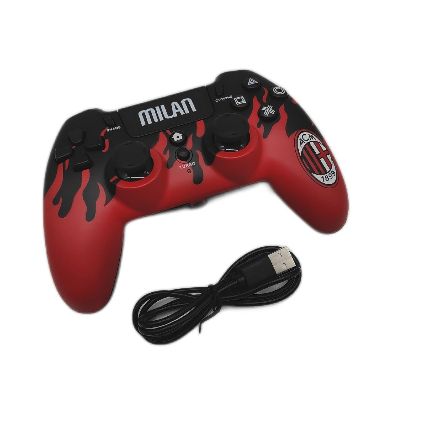 Kabelloser Controller AC MILAN FLAMES Controller Videospielzubehör Alle