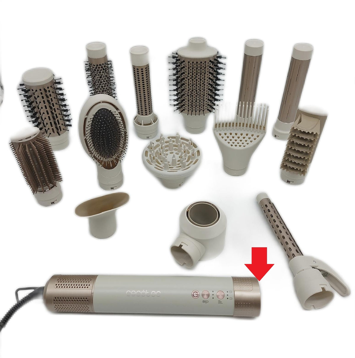 Cecotec Heissluftbuerste Haartrockner 14 Aufsaetze Def