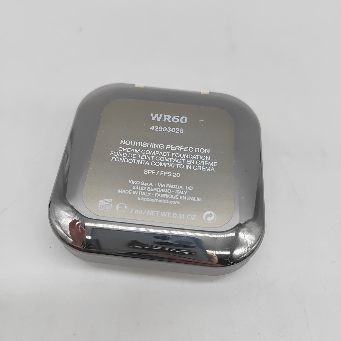 KIKO Milano Nourishing Perfection Cream Compact Foundation WR60 Fondotinta Face