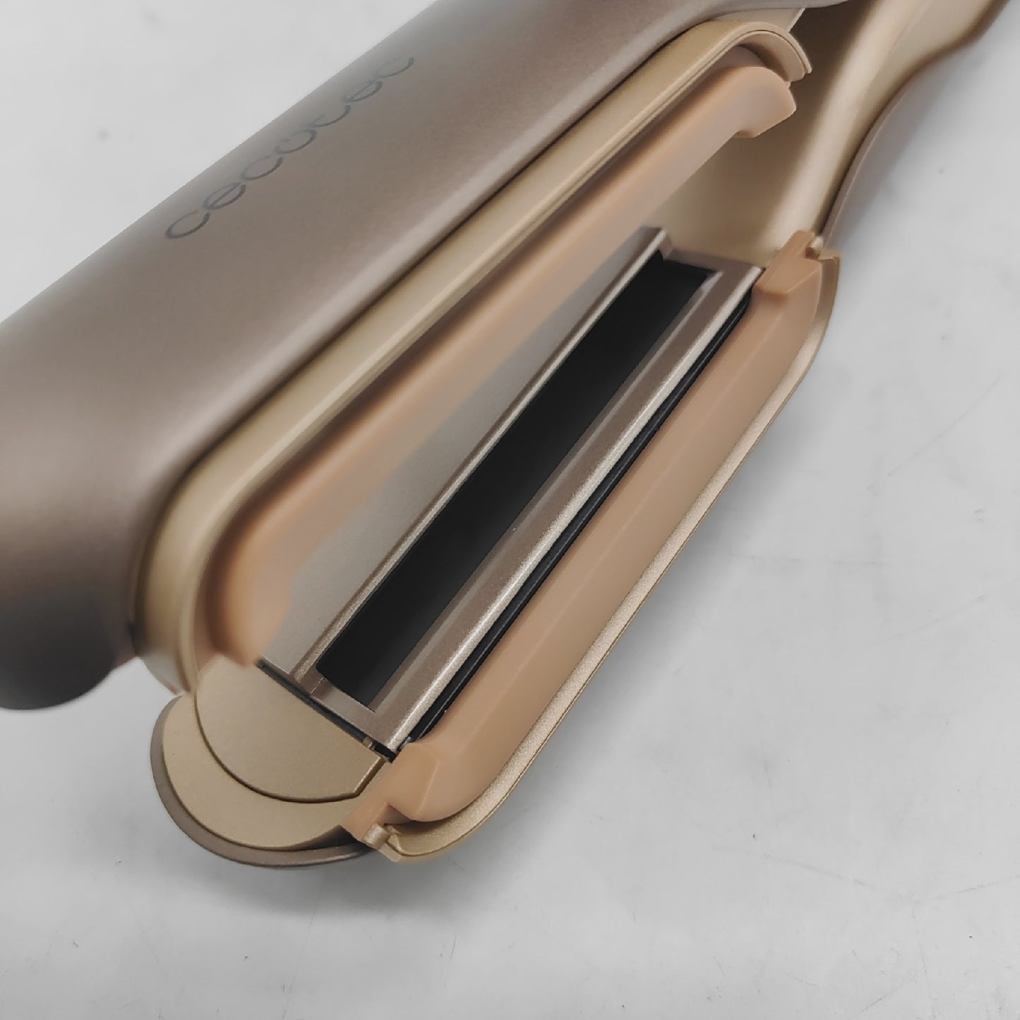 Cecotec Haarglätter mit Luftstrom AirLisse 2in1 ForceDry Champagne. 1120000 U/min