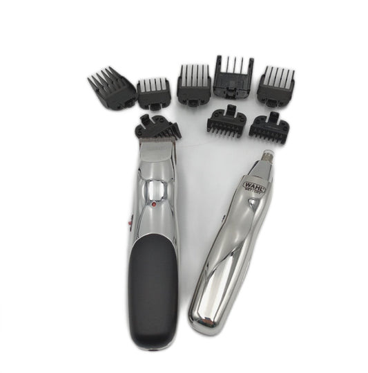 WAHL Nasenhaartrimmer Pflegset Körperpflege Groomsman Akkubetrieben Wet