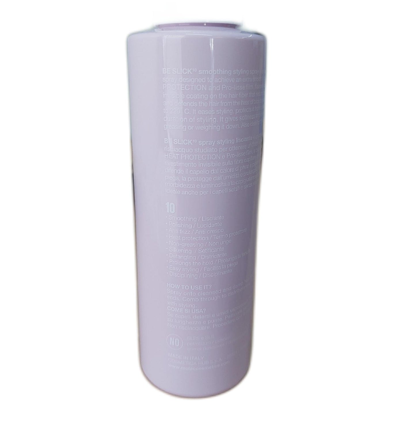 Mulac Haarspray Haarpflege Be Slck10 Glättung Styling für geschmeidiges Haar