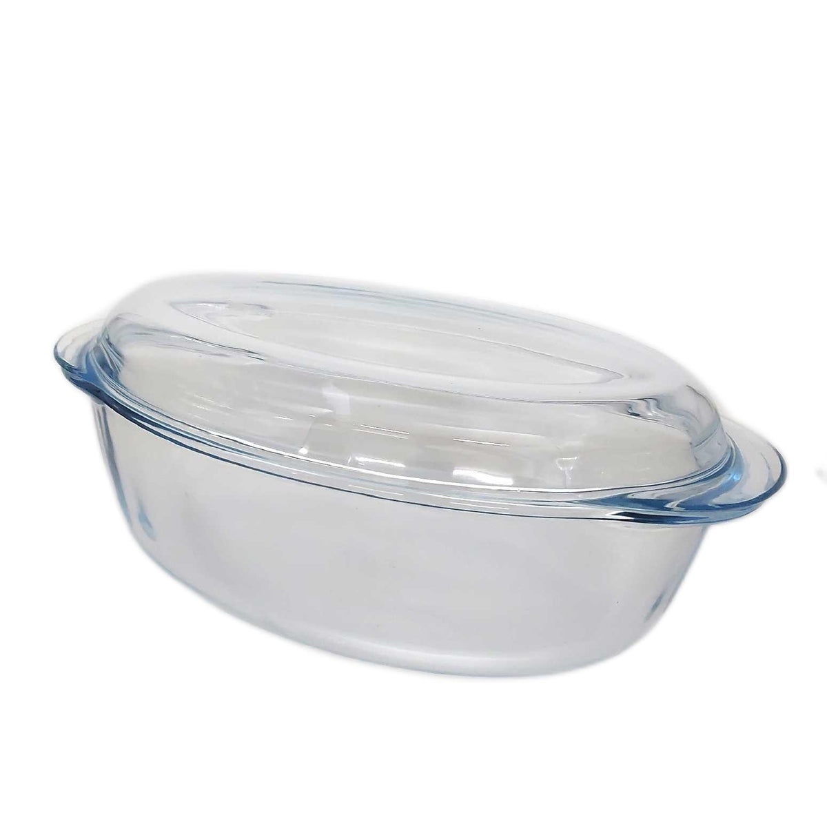 Pyrex Casserolle Kochgeschirr oval 33 x 20 x 13 cm transparente Glas