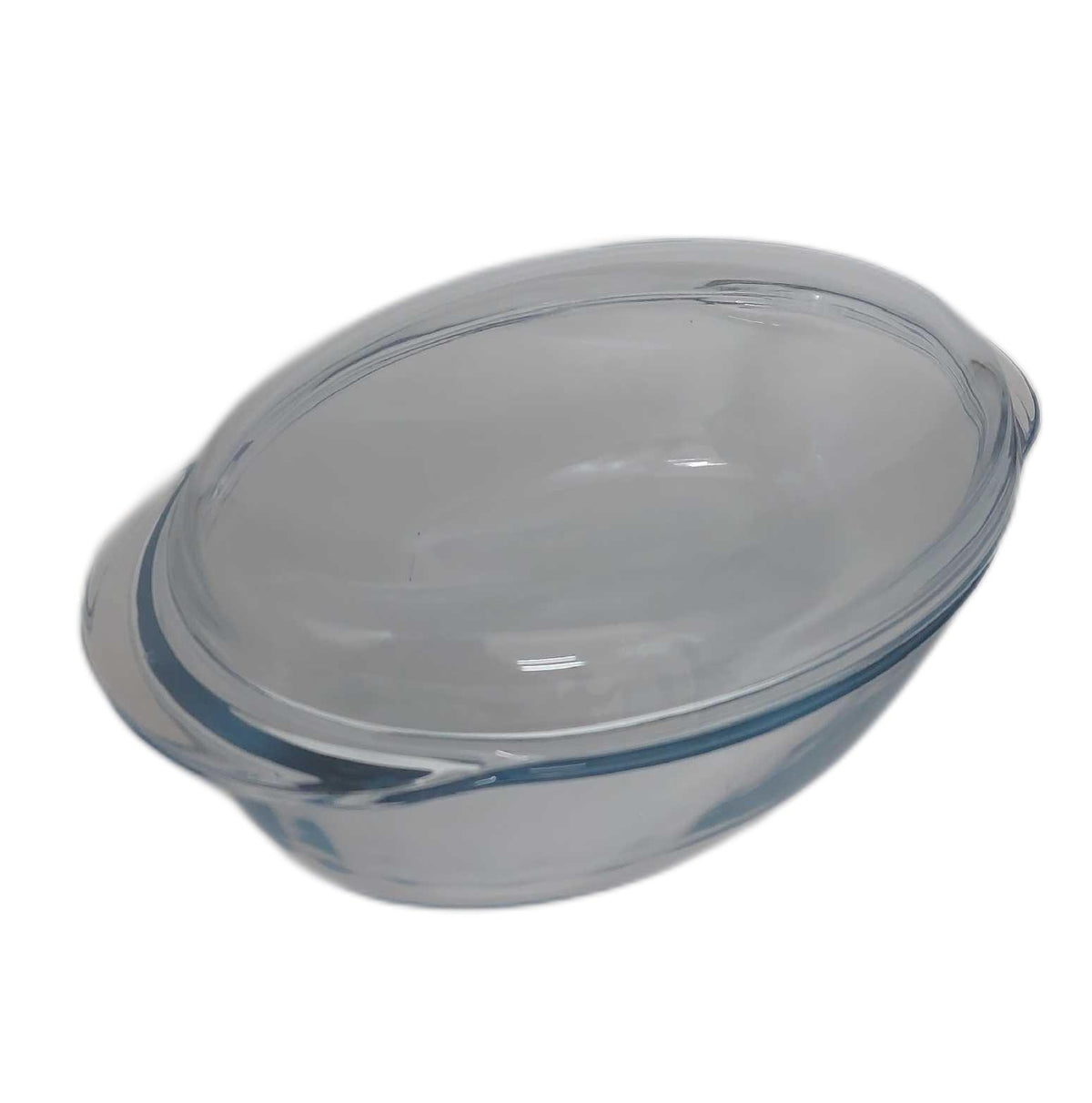 Pyrex Casserolle Kochgeschirr oval 33 x 20 x 13 cm transparente Glas