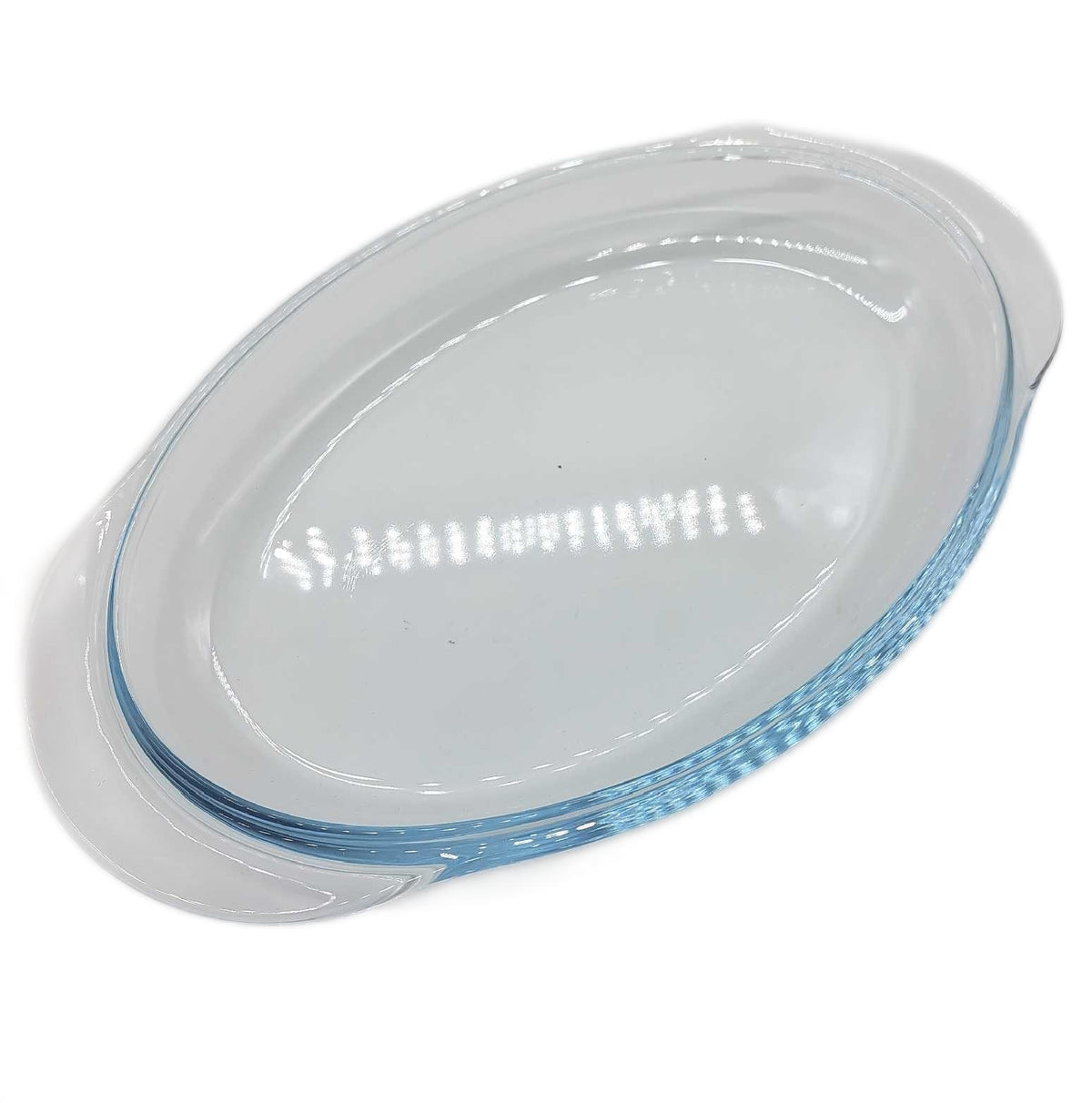 Pyrex Casserolle Kochgeschirr oval 33 x 20 x 13 cm transparente Glas