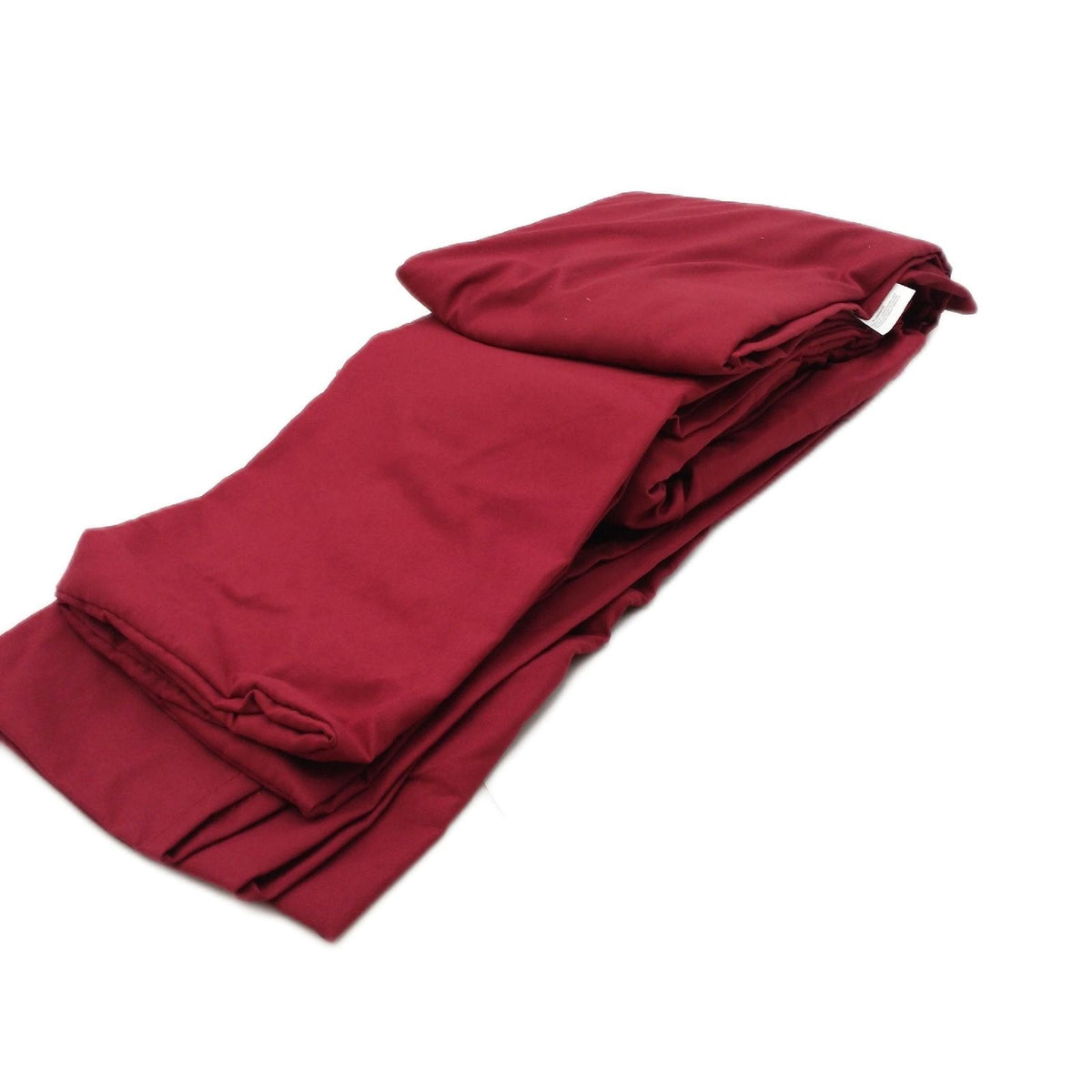 Utopia Bedding 3 teiliges Bettwäscheset 90x190 cm gebürstetes Bettlaken Set Burgunderrot