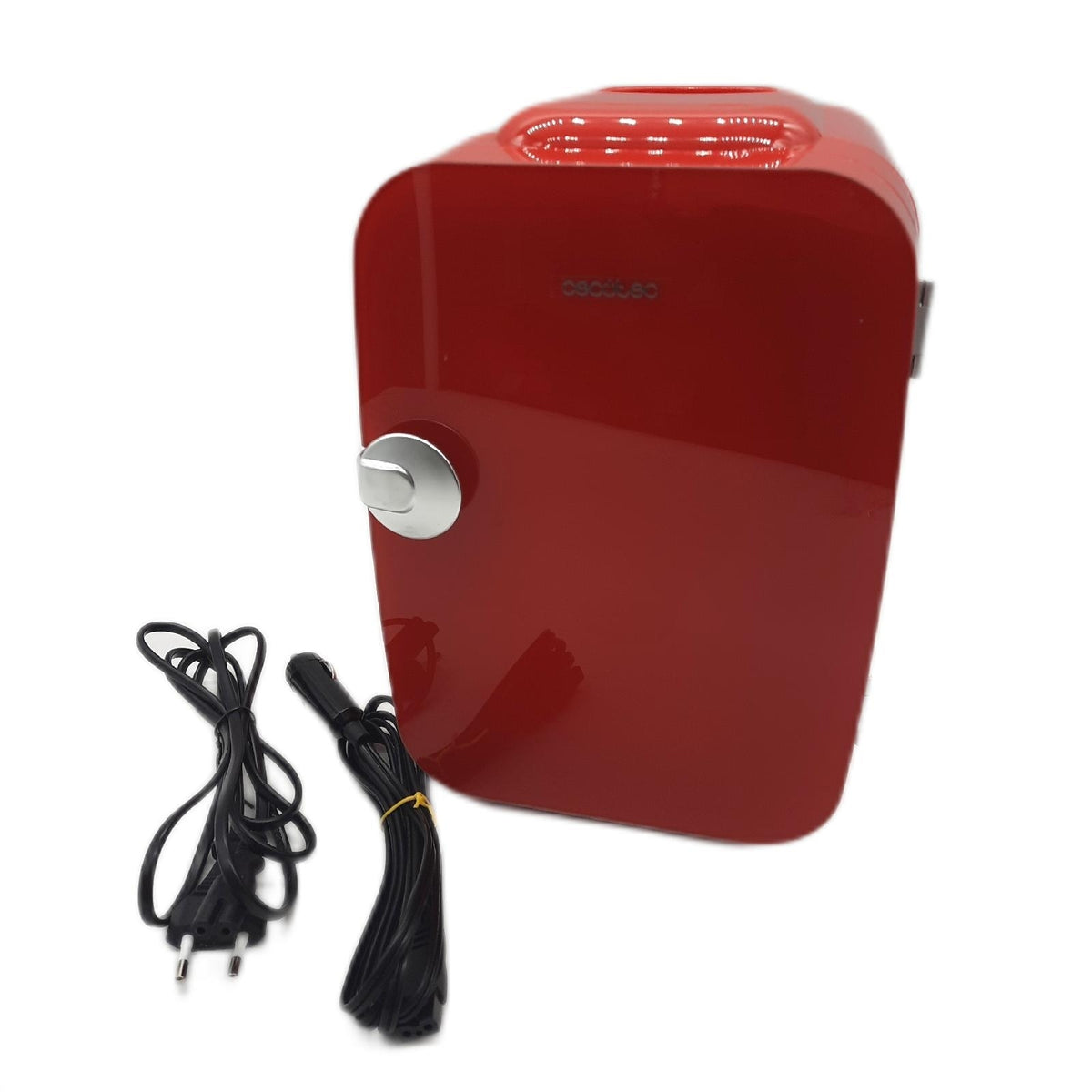 Cecotec Kühlschrank Bolero MiniCooling 4L rot Mini Kühlschrank Betrieb 12V 220V