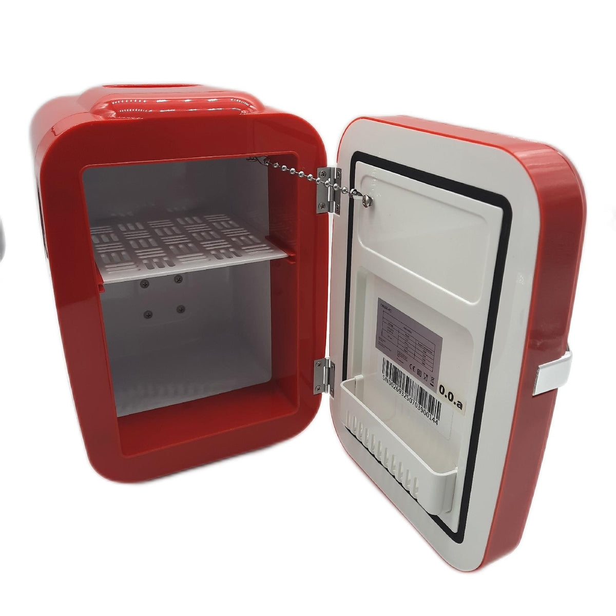 Cecotec Kühlschrank Bolero MiniCooling 4L rot Mini Kühlschrank Betrieb 12V 220V