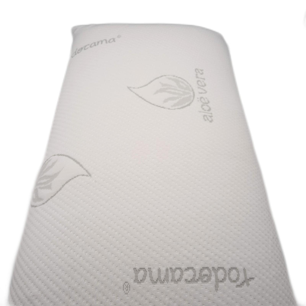Todocama Viskoelastisches Kissen 90 cm Kompaktkern Doppelbezug mit Komfortauflage