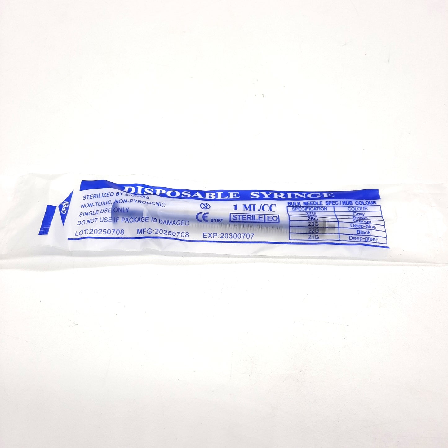 OFFCUP Spritzen Medizinbedarf Kolostrumspritze 1 ml Tierpflege 20 Stück