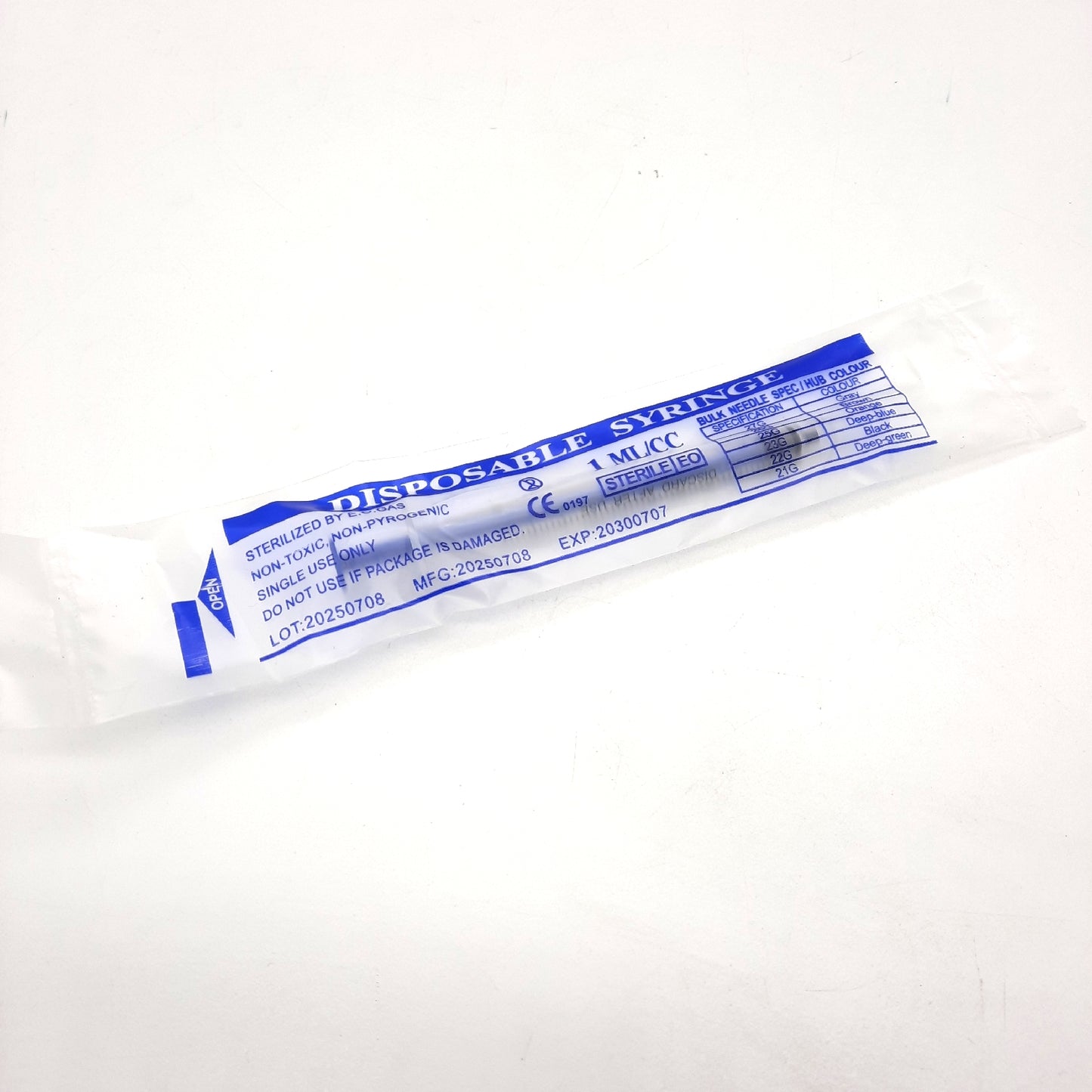 OFFCUP Spritzen Medizinbedarf Kolostrumspritze 1 ml Tierpflege 20 Stück