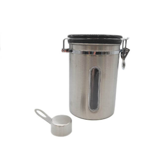 Joejis Kitchen Kaffeedose Kaffeebehälter Edelstahl 18 Liter Luftdicht Fr