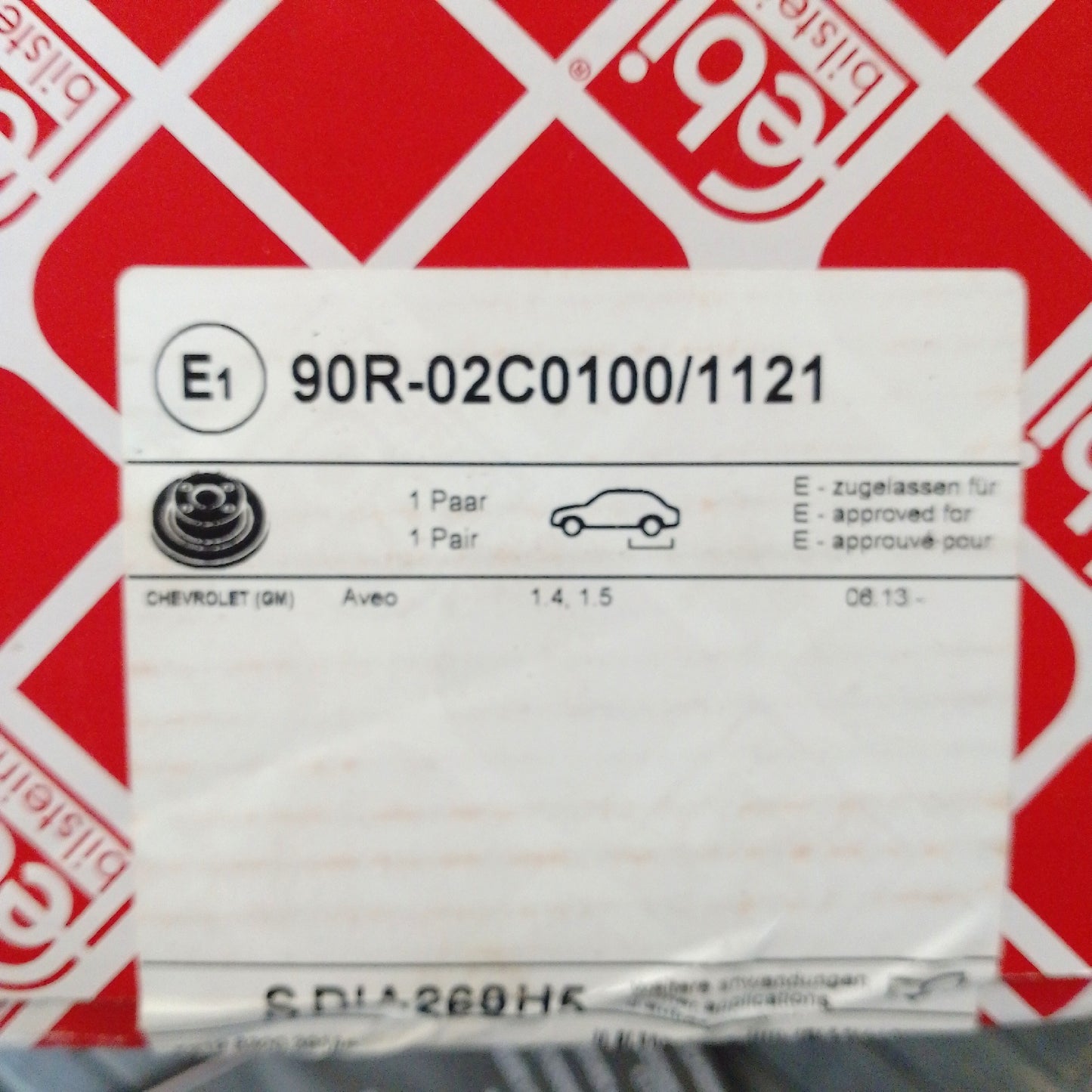 feb bilstein Bremsscheibensatz Autoteile 39185 Ersatzteil Zuverlässig für
