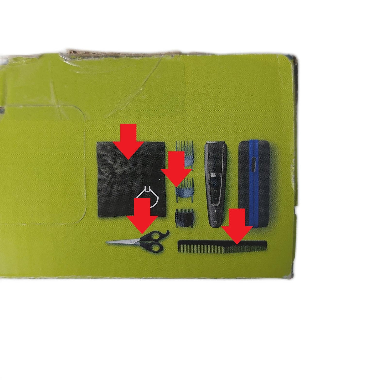Philips HC765015 Haarschneidemaschine Serie 7000 28 Längenz- Unvollständig-Schere,Kamm fehlt