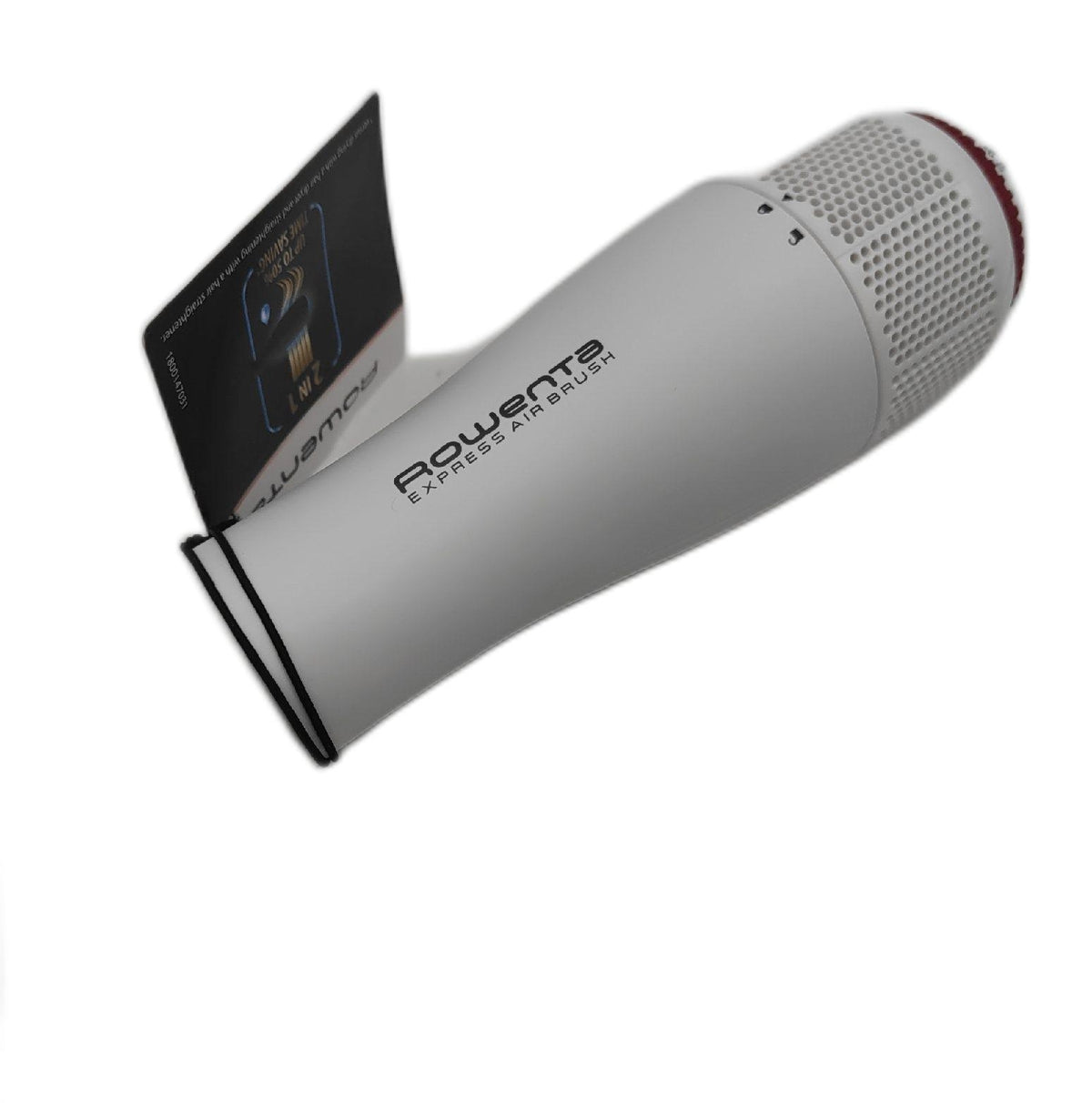 Rowenta Express Glättungsbürste 2 in 1 Warmluftbürste 900 Watt Ionenfunktion Weiß Rosa