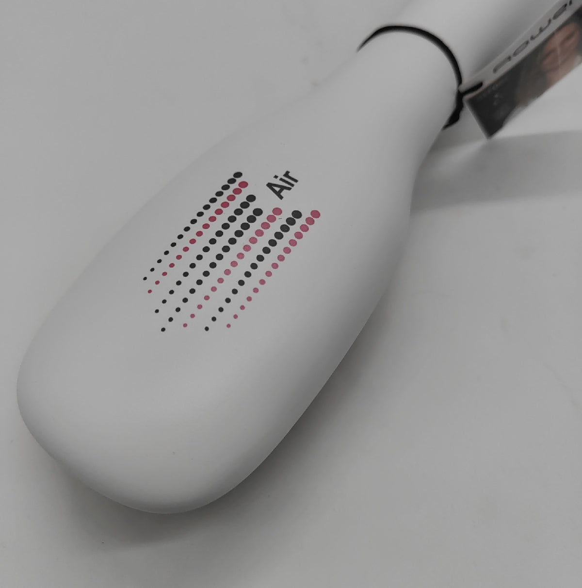 Rowenta Express Glättungsbürste 2 in 1 Warmluftbürste 900 Watt Ionenfunktion Weiß Rosa