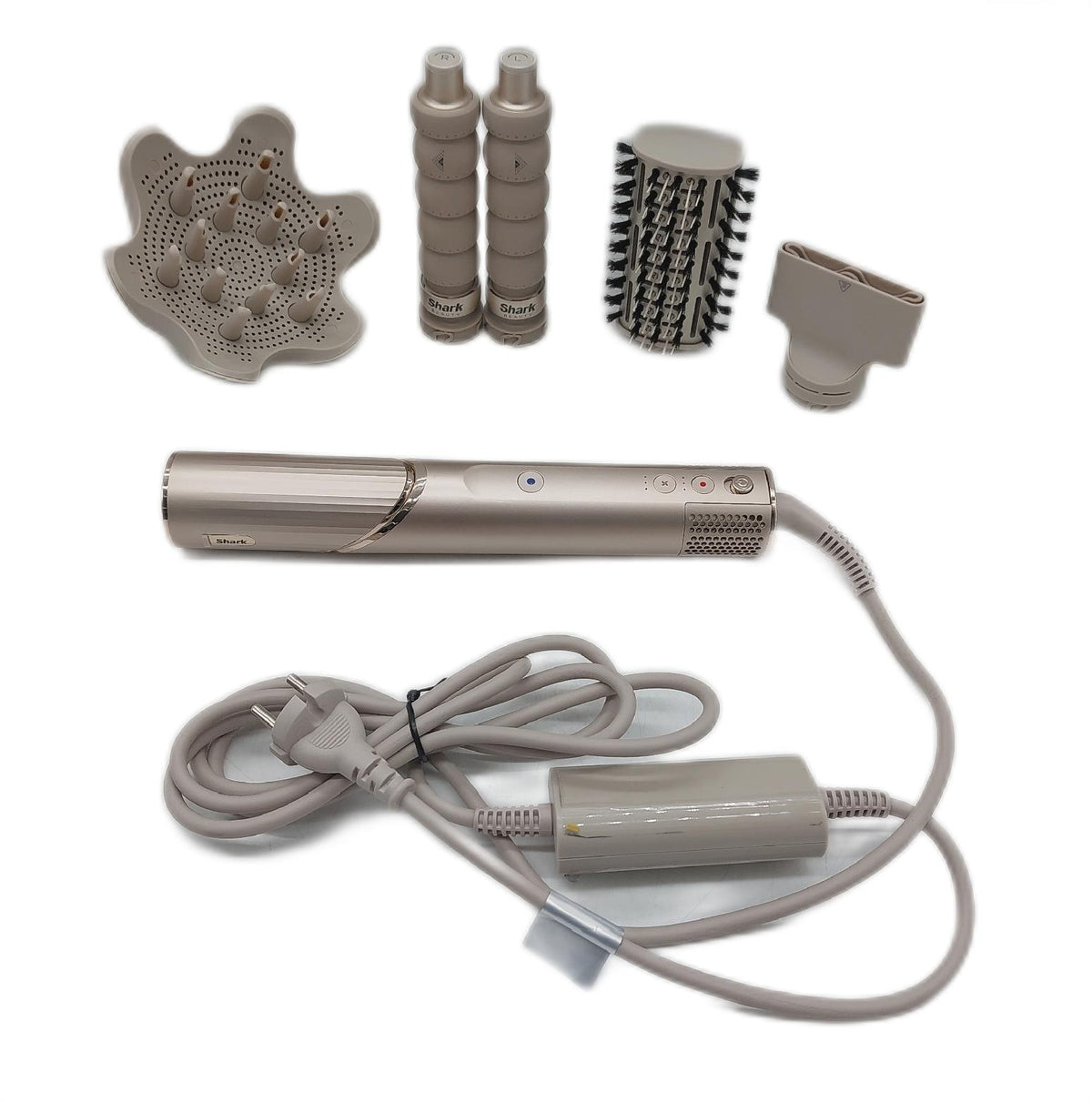 Shark FlexStyle 5 in 1 Luftstyler Haartrockner Champagner ohne Oval