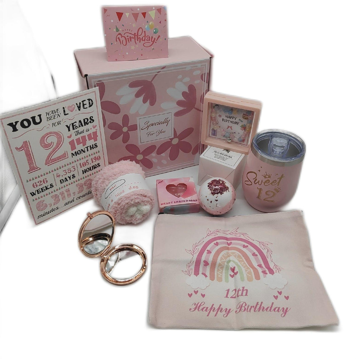 Geschenk zum 12 Geburtstag Mädchen Verwöhn Geschenkkorb Ideen Geburtstag Geschenkideen für Mädchen