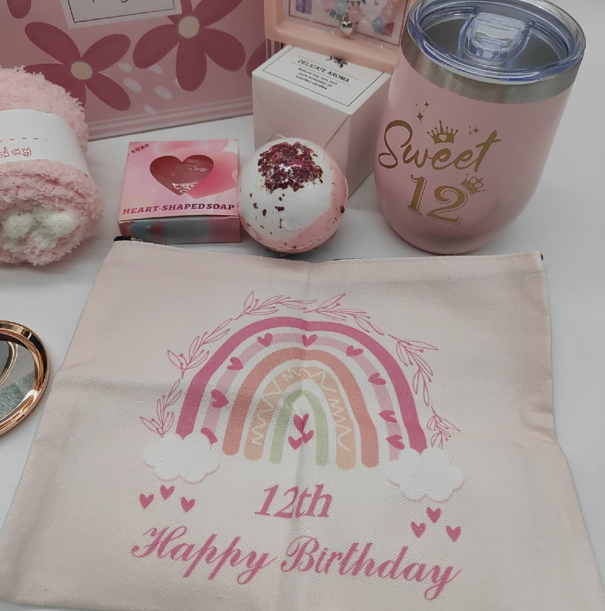 Geschenk zum 12 Geburtstag Mädchen Verwöhn Geschenkkorb Ideen Geburtstag Geschenkideen für Mädchen