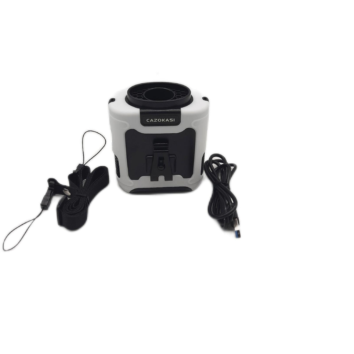 CAZOKASI 2024 Upgrade 10000mAh Tragbarer Taillenclip Ventilator Leistungsstark bis 40H Kühlung