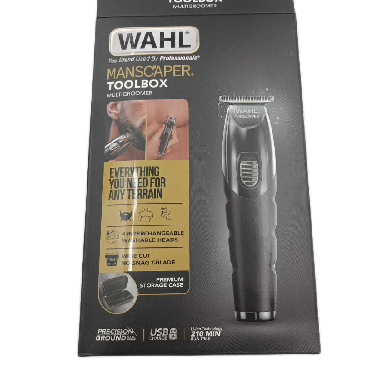 Wahl Manscaper Toolbox Multigroomer 4 Abwaschbare Aufsaetze Ohne