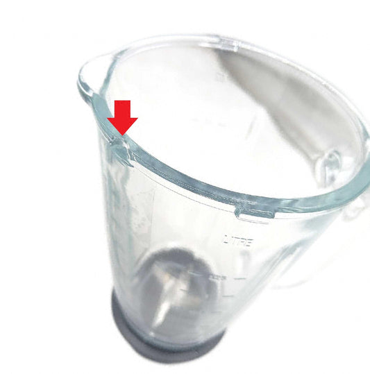 Moulinex Standmixer Blendforce Basis Metall Edelstahl 800 W 5 Blender Mixer mit Glasbruch