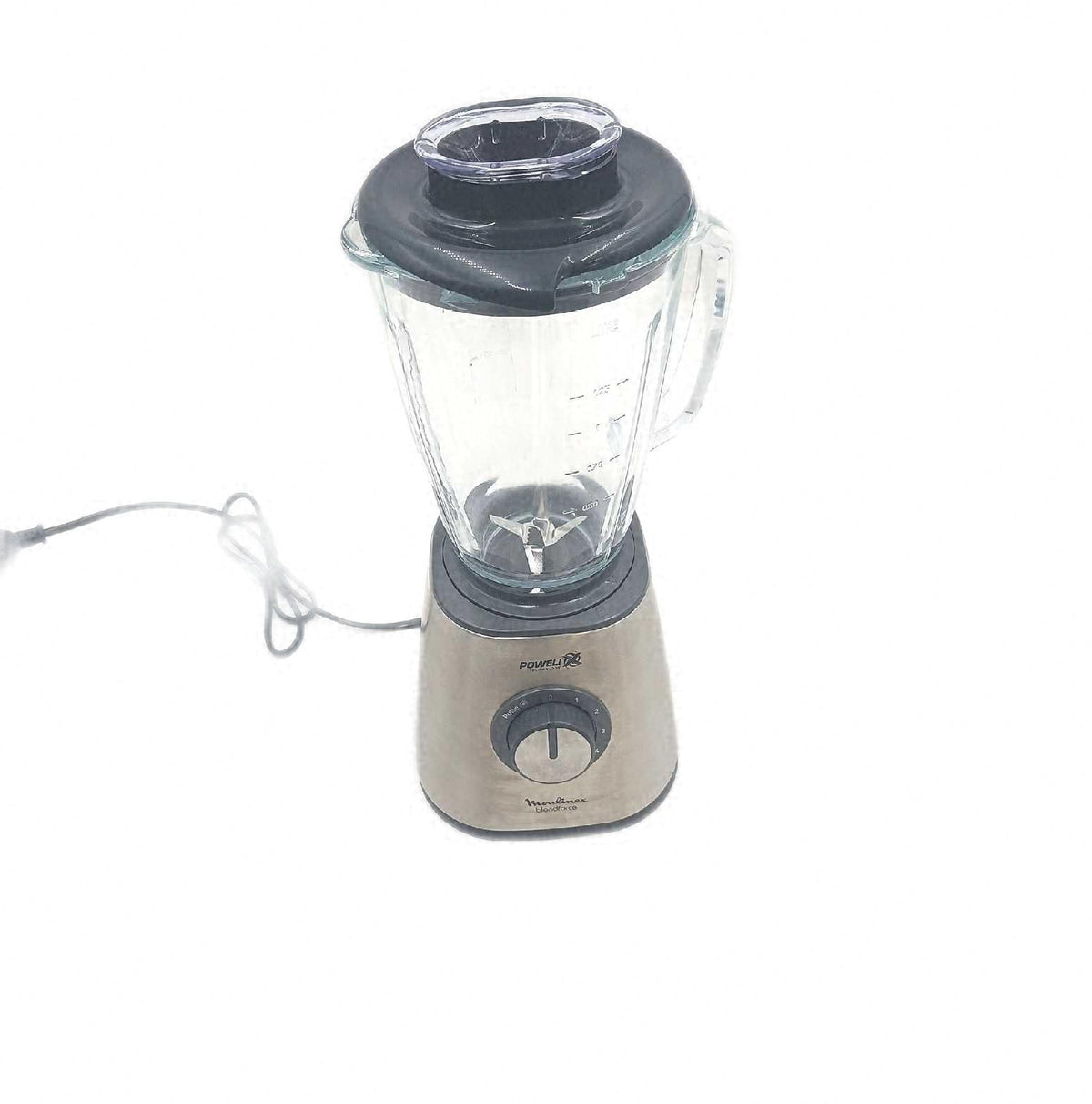 Moulinex Standmixer Blendforce Basis Metall Edelstahl 800 W 5 Blender Mixer mit Glasbruch