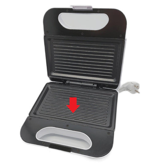 Grunkel Sandwichtoaster Grill Sandwich Toaster Weiss kleine Kratzer Platten