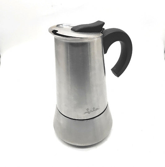 Jata CAX110 Italienische Induktionskaffeemaschine Espressokanne 10 Tassen Gebrauchsspuren