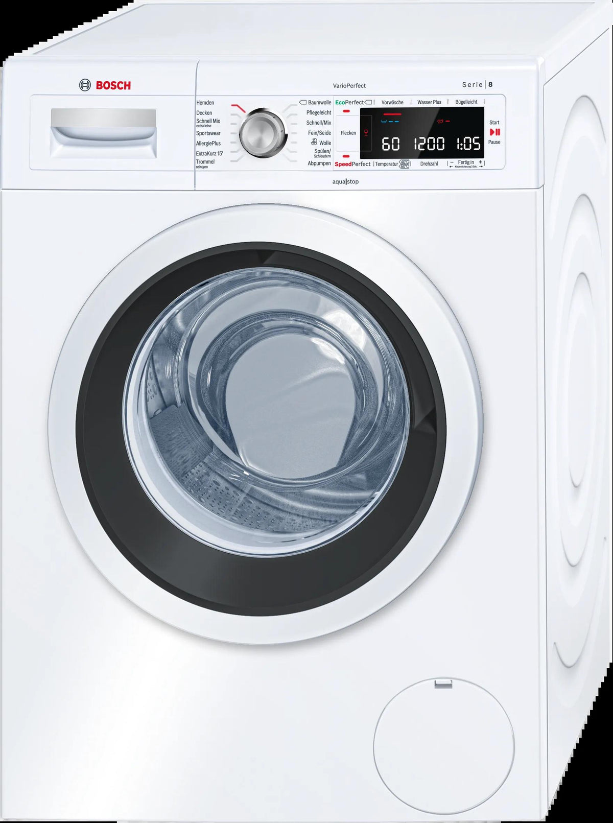 BOSCH Waschmaschine WAW285V1, 9 kg, weiß