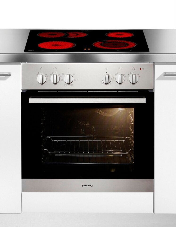 PRIVILEG Elektro-Herd-Set SET PVO 505 IN, 60 cm, edelstahl
