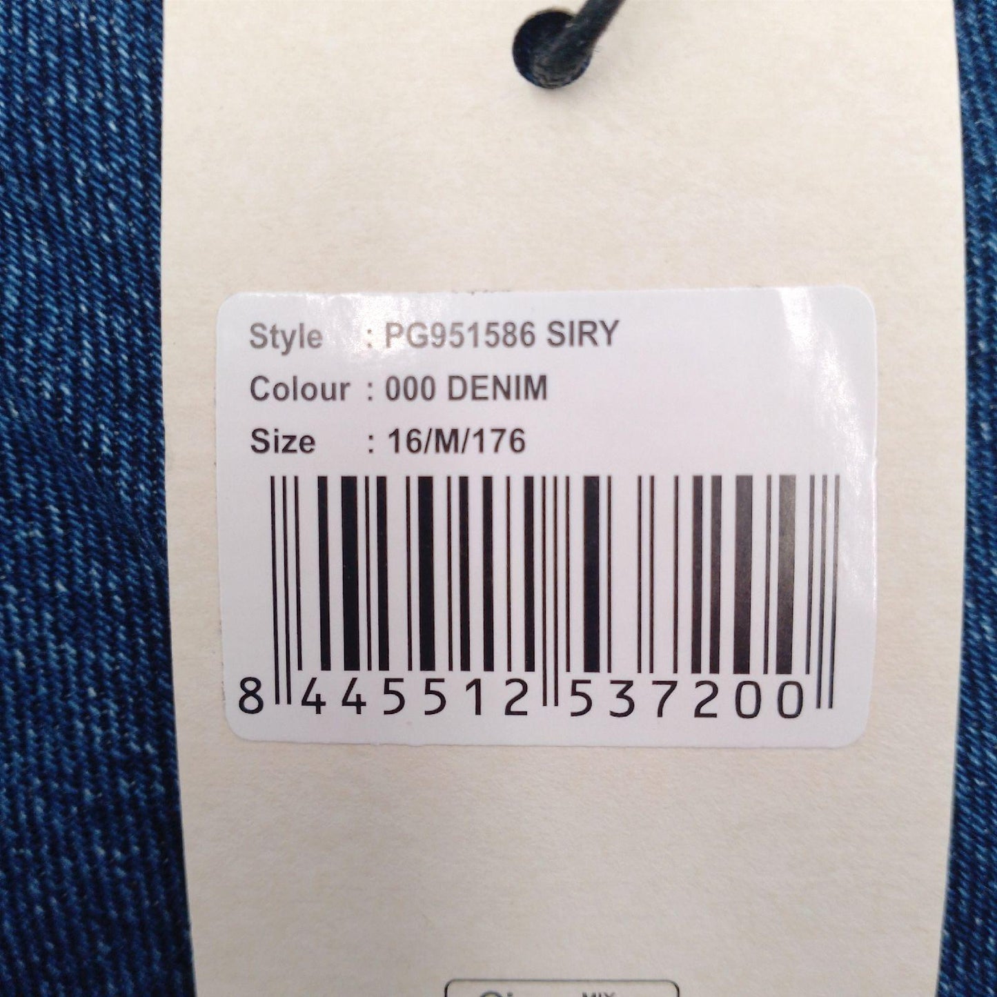 Pepe Jeans Mädchen Kurzarm Siry, Blau (Denim), 16 Jahre