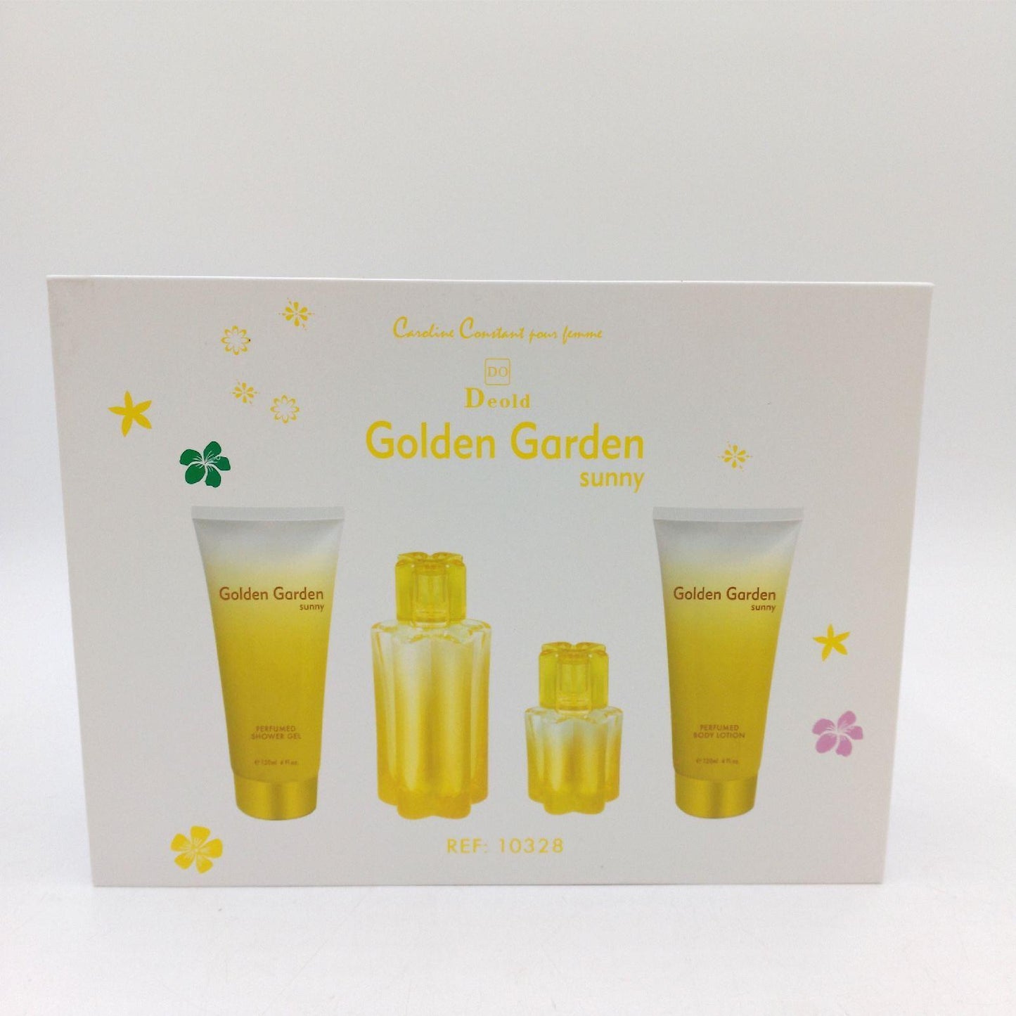 Golden Garden Sunny Geschenkset Eau de Parfum 100 + 30 ml, Shower Gel und Body lotion