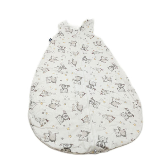 Julius Zöllner Schlafsack Babytextilien Sommerschlafsack Groesse 110 Hasen Eule Weiss Gemuetlich