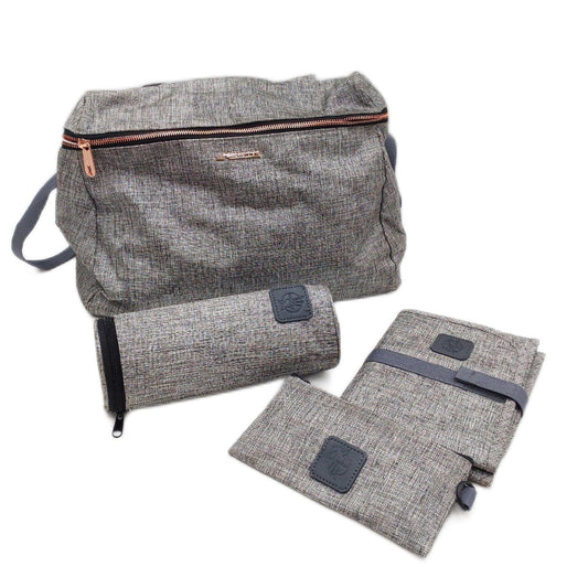 Lässig Schultertasche Glam Rosie Bag 40x30x15 cm Anthracite Glitter Re