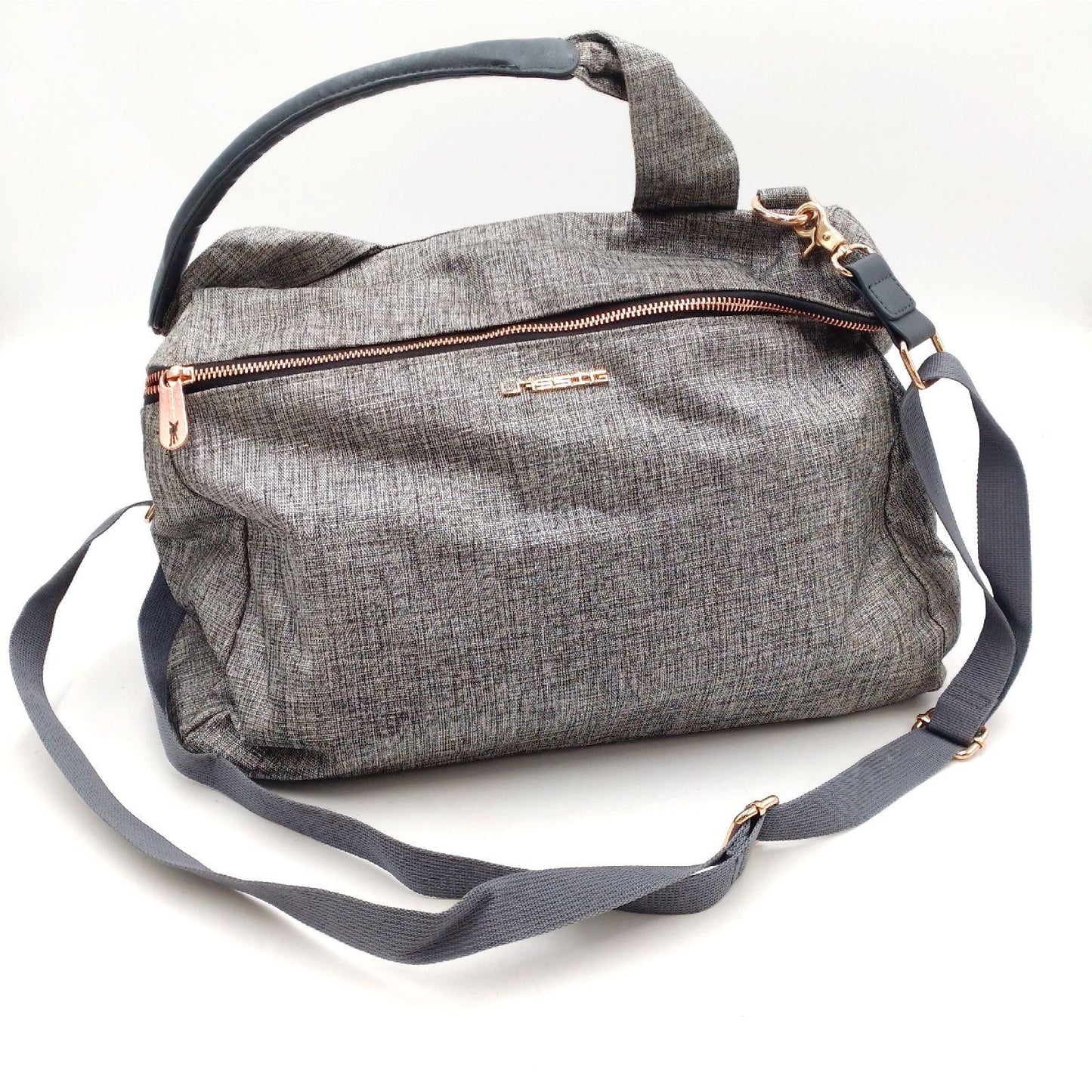 Lässig Schultertasche Glam Rosie Bag  40x30x15  cm Anthracite Glitter - Defekt