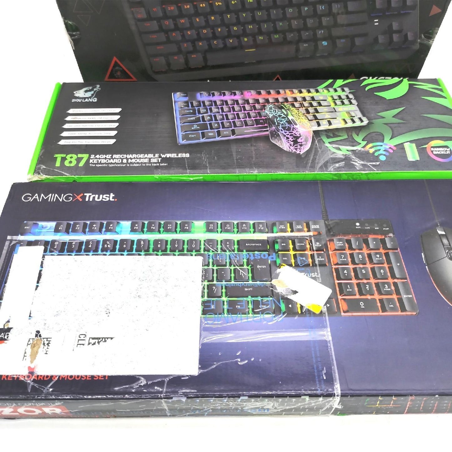 C D E Ware Tastaturen QWERTY Layout Kunden Retouren Rückläufer; Tastaturen hohe Qualität schnelle Verarbeitung; ergonomisches Design optimal für Büro- und Heimanwendung