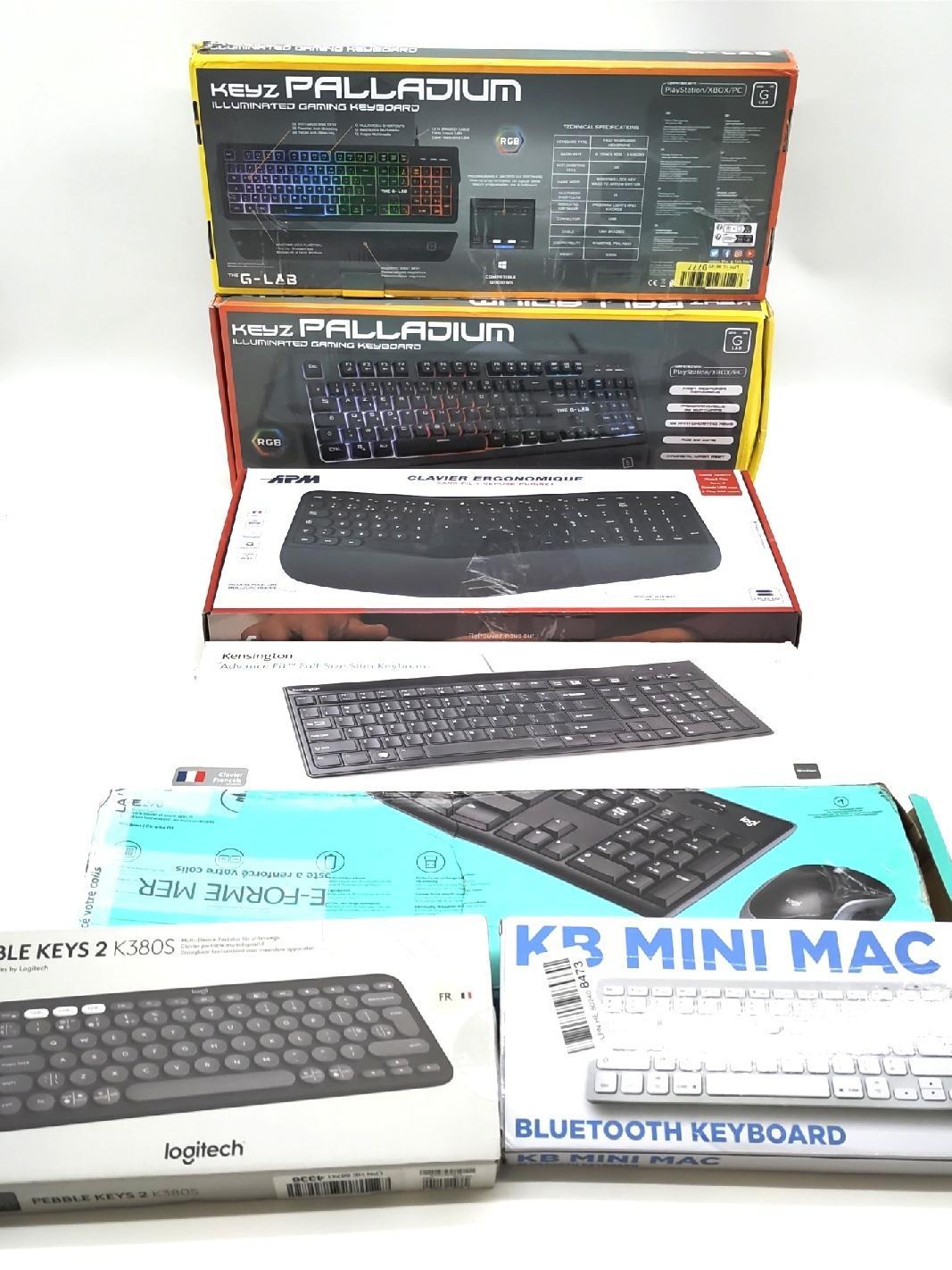 C D E Ware Tastaturen AZERTY Layout Französiche X Kunden Retouren Rückläufer 10 ;Logitech Tastaturen Wireless Ergonomisch Ergänzungsfunktion