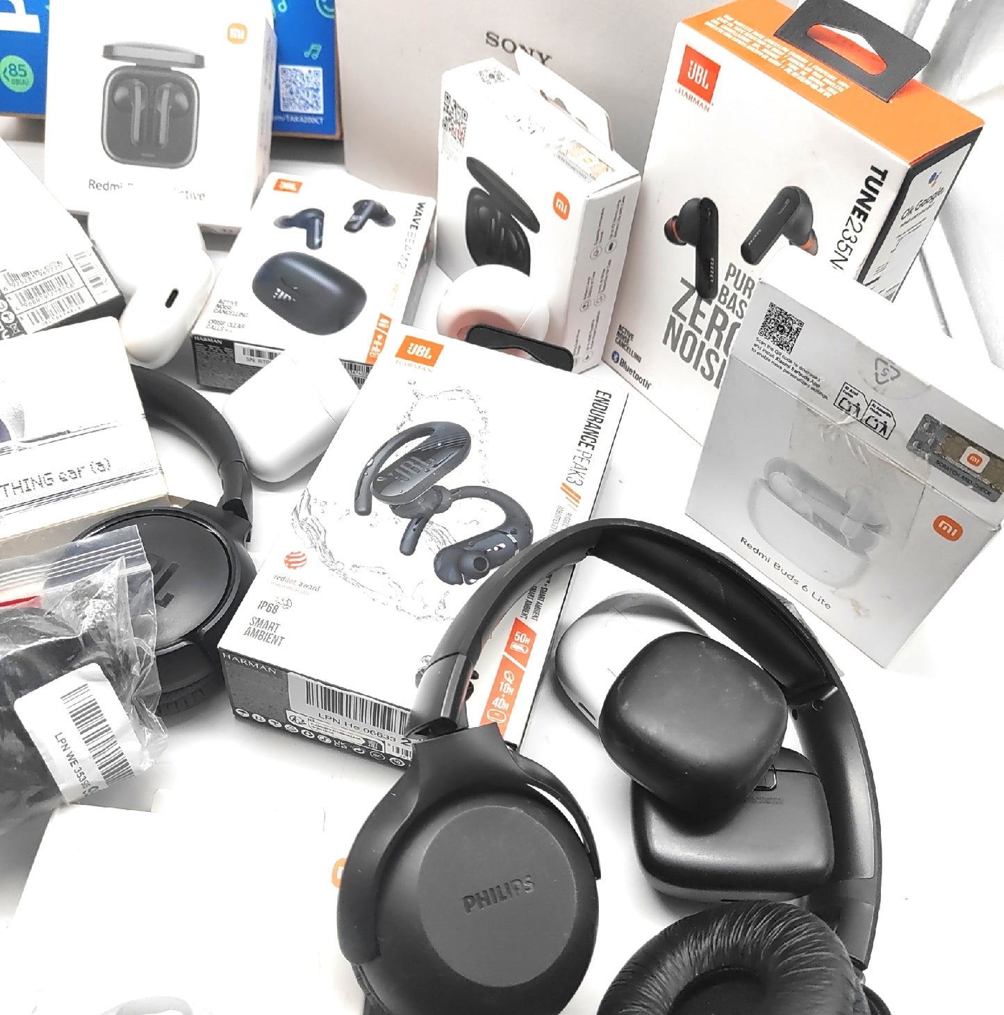 Kopfhörer inear mit Bügel JBL Razer Sony Philips Redmi DEFEKT für Bastler