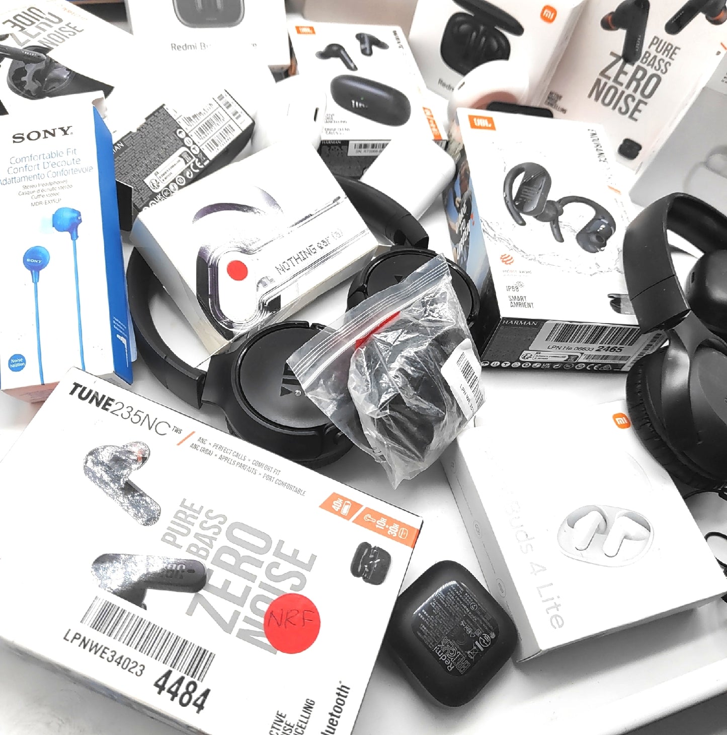 Kopfhörer inear mit Bügel JBL Razer Sony Philips Redmi DEFEKT für Bastler