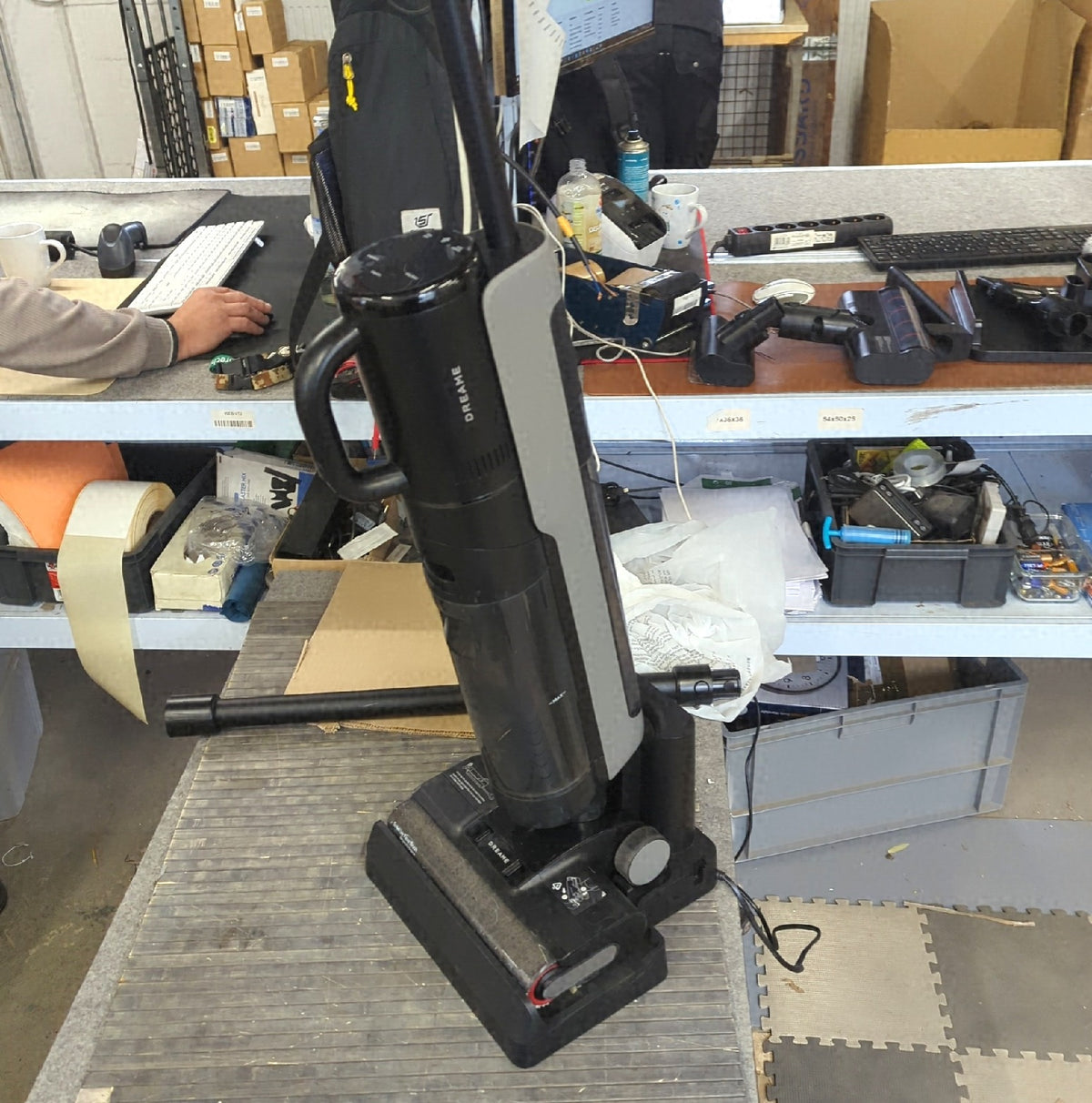 Dreame H12 Dual HHV4 Nass Trockensauger kabellos Kantenreinigungsbürste Schwarz