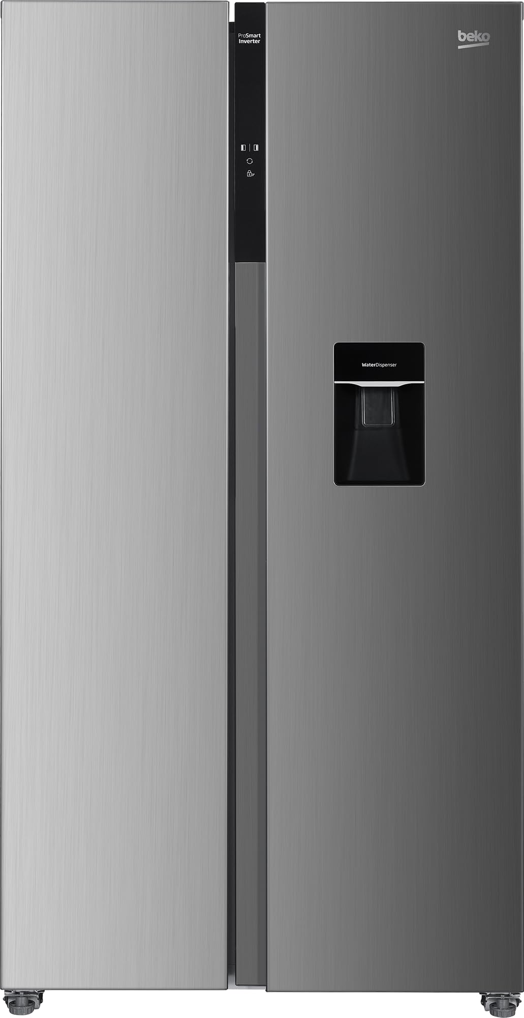 BEKO Side-by-Side GNO5322WDXPN, 177 cm, edelstahl