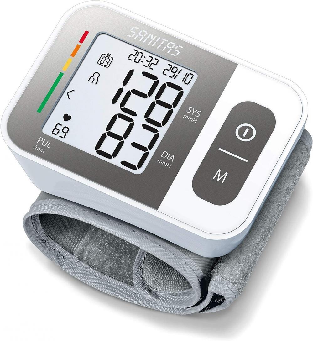 SANITAS SBC 15 Blutdruckmessgerät Handgelenk Blutdruck Monitor medizinisch Pulse