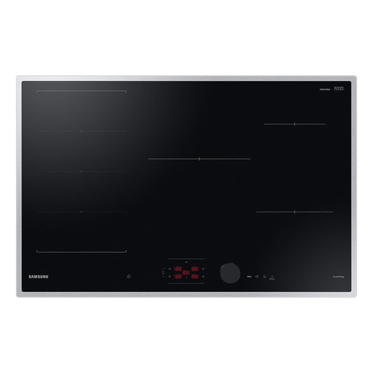 SAMSUNG Flex-Induktions-Kochfeld NZ85C6058HK/U1, 80 cm, edelstahl