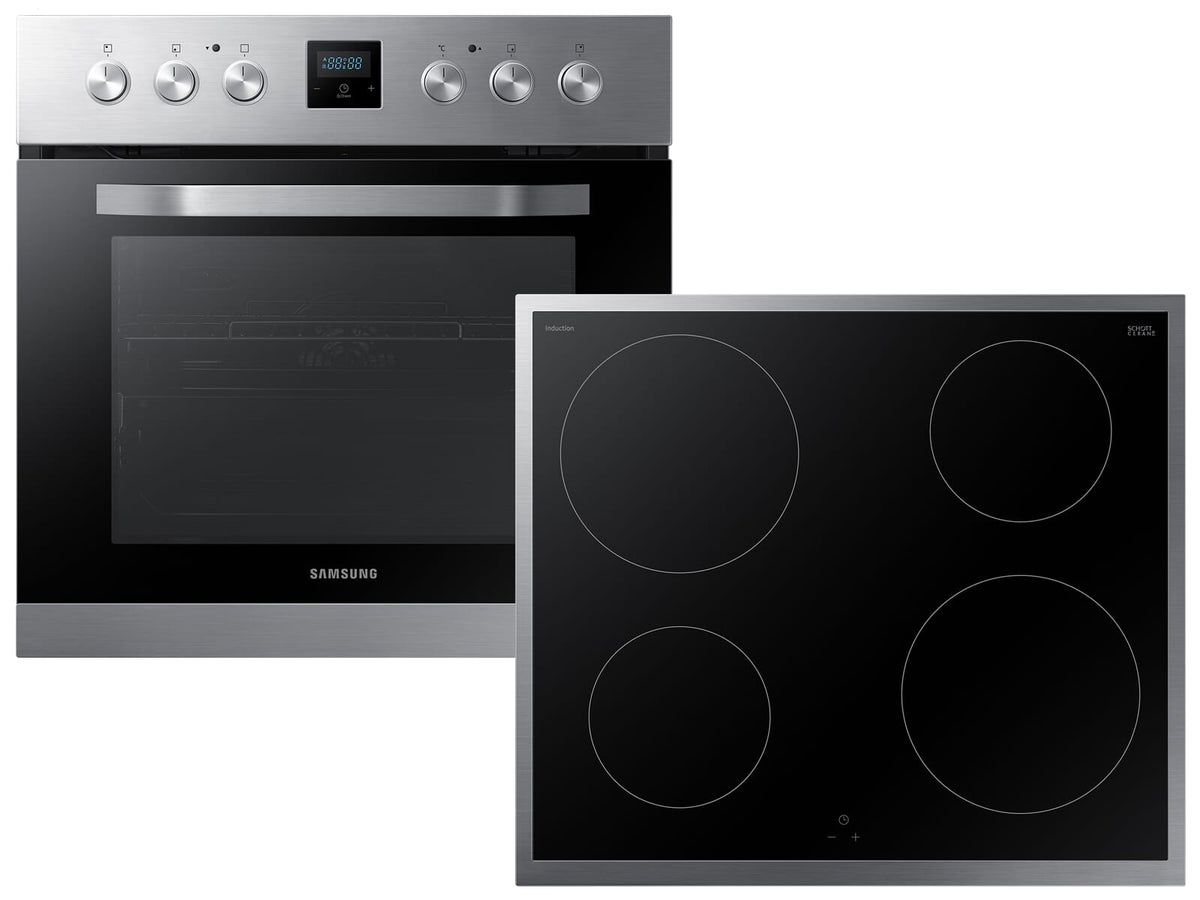 SAMSUNG Induktions Herd-Set F-NB69R5701RS, 59,5 cm, edelstahl